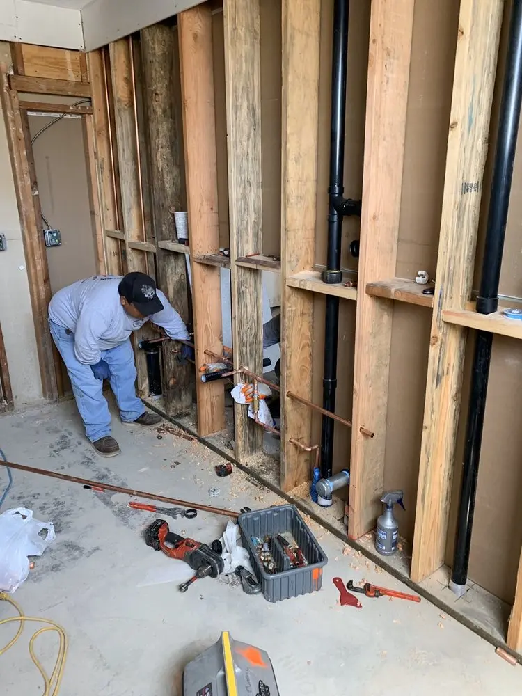 Commercial rough-in plumbing for Commercial Plumbing in Wingate